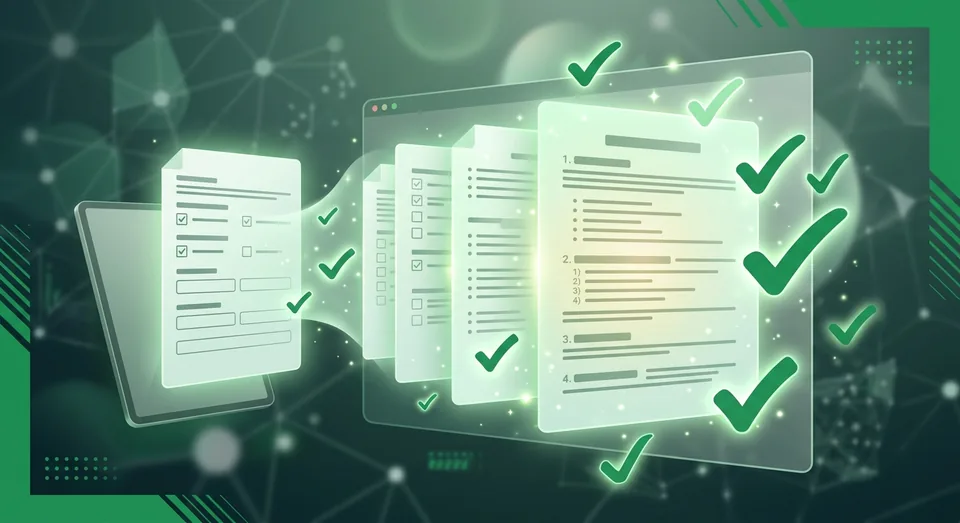 Illustration of AI-assisted product features